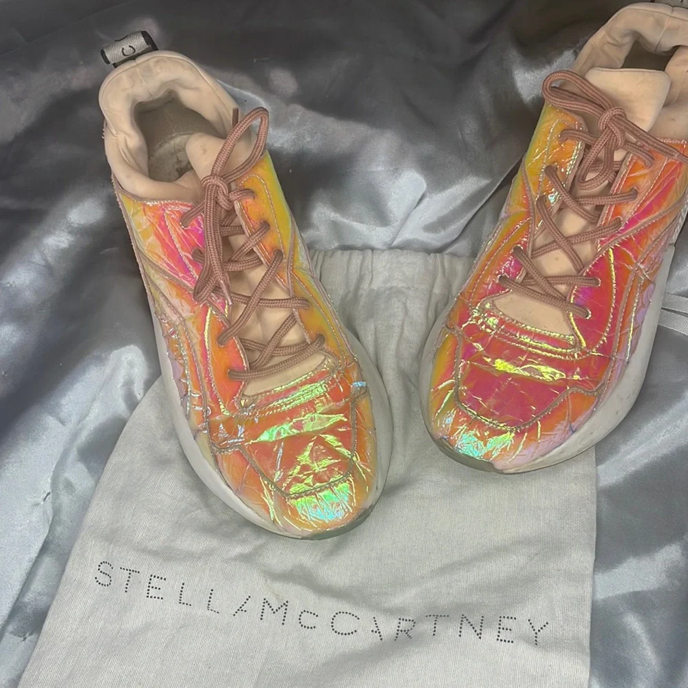 STELLA MCCARTNEY Holographic Eclypse 50 Sneakers Size 41 or 11 - Picture 6 of 12